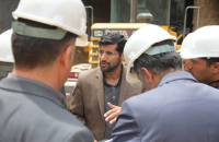 بازدید میدانی سرپرست شهرداری قم از عملیات عمرانی حفاری قطعه پایانی تونل خط یک مترو قم